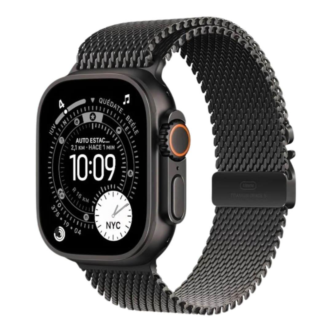 Apple Watch Ultra 3 — Titanium · Milanese Loop
